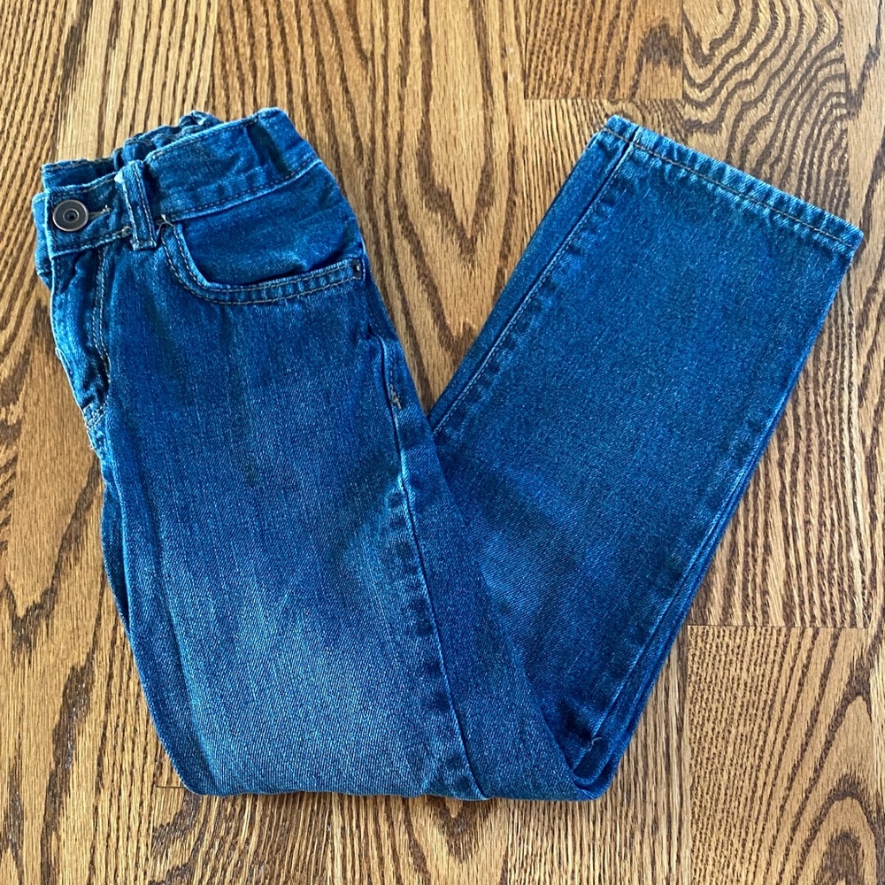 The Children's Place Straight Fit  Medium Blue Kids Denim Jeans